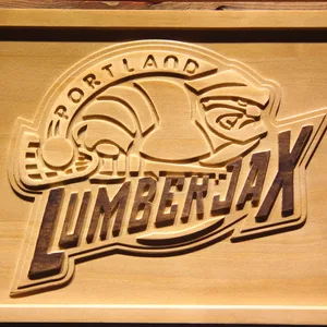 Portland Lumberjax Wood Sign - Legacy Edition