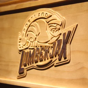 Portland Lumberjax Wood Sign - Legacy Edition