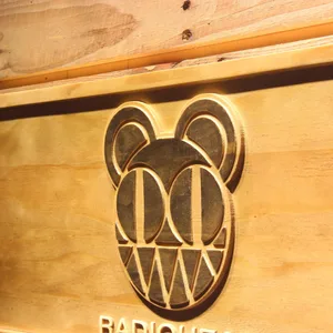 Radiohead Wood Sign
