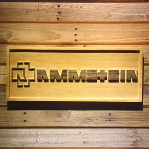 Rammstein Wood Sign