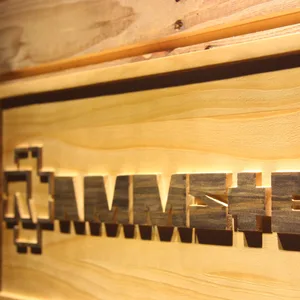 Rammstein Wood Sign