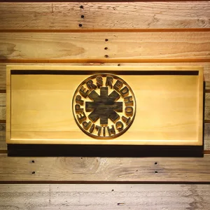Red Hot Chili Peppers Wood Sign