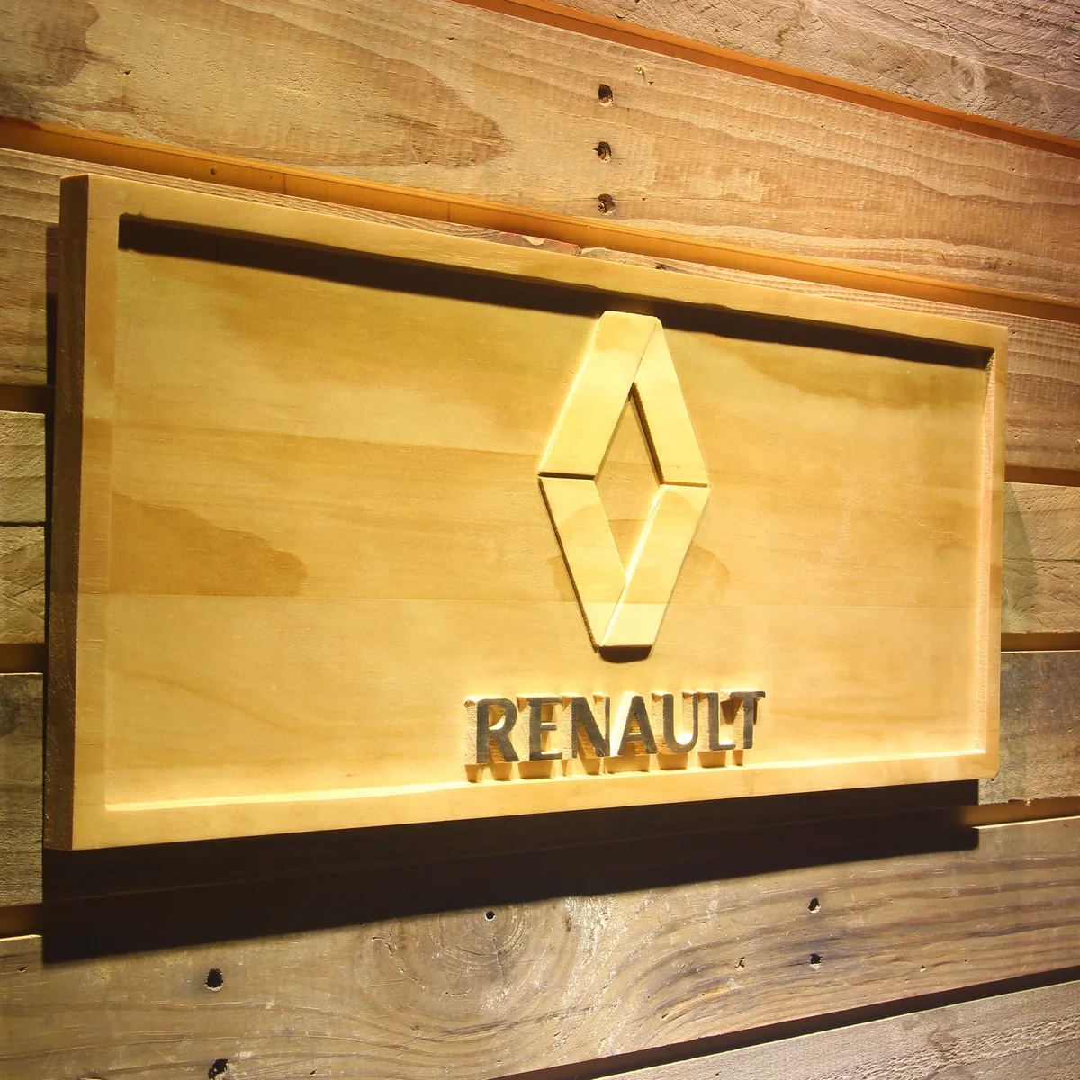 Renault Wood Sign