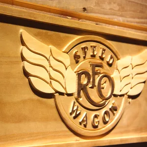 REO Speedwagon Wood Sign