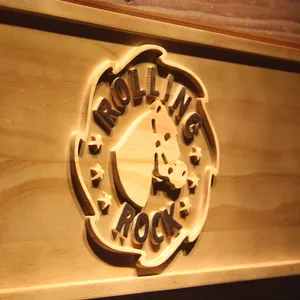 Rolling Rock Wood Sign