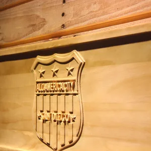 San Diego Chargers 1963 Helmet Logo Wood Sign - Legacy Edition