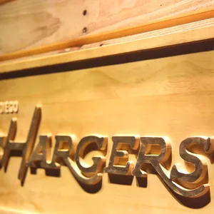 San Diego Chargers 1974-1987 Wood Sign - Legacy Edition