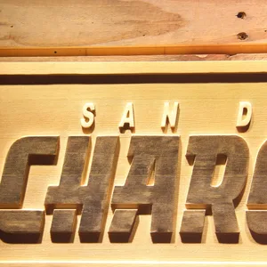 San Diego Chargers 2007-2016 A Wood Sign - Legacy Edition