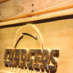 San Diego Chargers 2007-2016 B Wood Sign - Legacy Edition