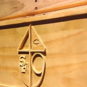 San Francisco 49ers 1965-1972 Logo Wood Sign - Legacy Edition