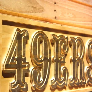 San Francisco 49ers 1972-2004 Logo Wood Sign - Legacy Edition