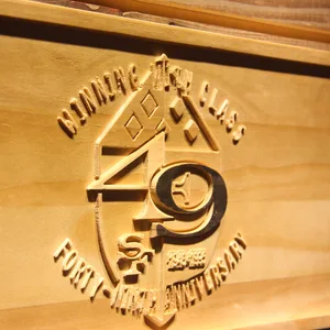 San Francisco 49ers 49th Anniversary Logo Wood Sign - Legacy Edition