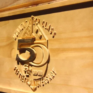 San Francisco 49ers 50th Anniversary Logo Wood Sign - Legacy Edition