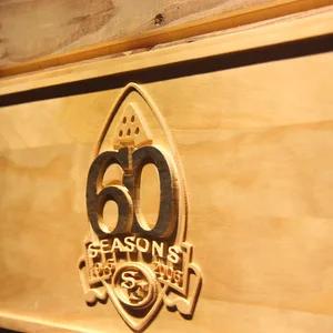 San Francisco 49ers 60th Anniversary Logo Wood Sign - Legacy Edition