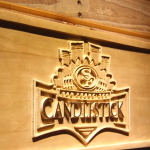 San Francisco 49ers Candlestick Park Wood Sign