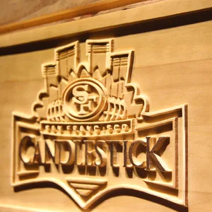 San Francisco 49ers Candlestick Park Wood Sign