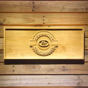 San Francisco 49ers Community Quarterback Wood Sign - Legacy Edition