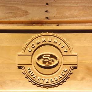 San Francisco 49ers Community Quarterback Wood Sign - Legacy Edition