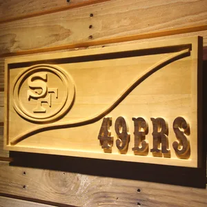 San Francisco 49ers Split Wood Sign