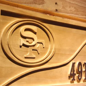 San Francisco 49ers Split Wood Sign