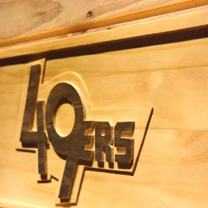 San Francisco 49ers Unused 1991 Logo Wood Sign - Legacy Edition