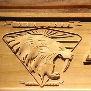 San Jose Sabercats Wood Sign - Legacy Edition