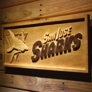 San Jose Sharks Wood Sign - Legacy Edition