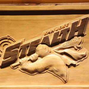San Jose Stealth Wood Sign - Legacy Edition