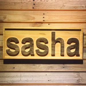 Sasha Wood Sign