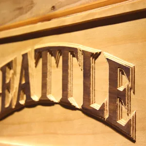 Seattle Mariners 5 Wood Sign