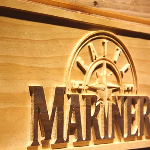 Seattle Mariners 6 Wood Sign