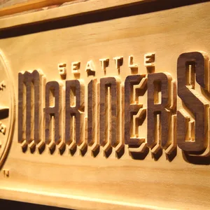 Seattle Mariners Wood Sign
