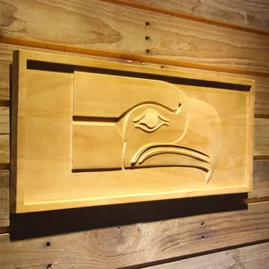 Seattle Seahawks 1976-2001 Wood Sign - Legacy Edition