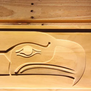 Seattle Seahawks 1976-2001 Wood Sign - Legacy Edition