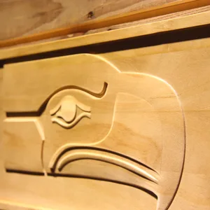 Seattle Seahawks 1976-2001 Wood Sign - Legacy Edition