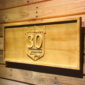 Seattle Seahawks 30th Anniversary Logo Wood Sign - Legacy Edition