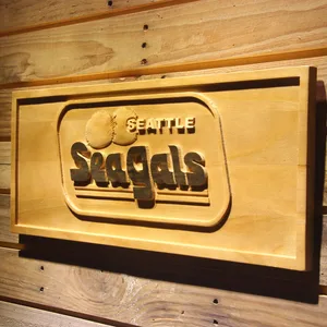 Seattle Seahawks Seattle SeaGals Wood Sign - Legacy Edition