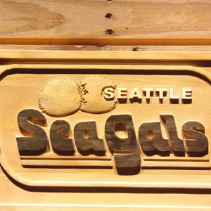 Seattle Seahawks Seattle SeaGals Wood Sign - Legacy Edition