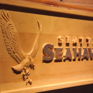 Seattle Seahawks Wood Sign