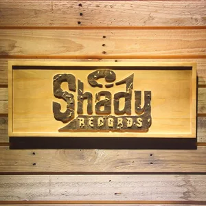 Shady Records Wood Sign
