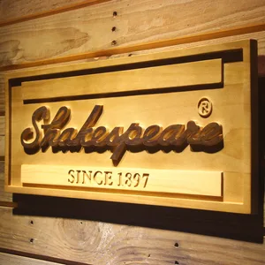 Shakespeare Wood Sign