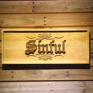 Sinful Wood Sign