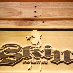 Skin Industries Standing Woman Wood Sign