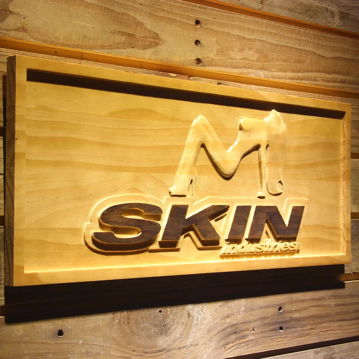 Skin Industries Woman's Silhouette Wood Sign