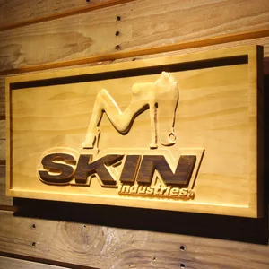 Skin Industries Woman's Silhouette Wood Sign