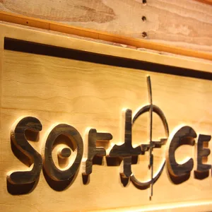 Soft Cell Wood Sign
