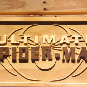 Spider-Man Ultimate Wood Sign