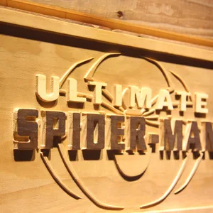 Spider-Man Ultimate Wood Sign