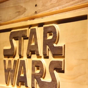 Star Wars Wood Sign