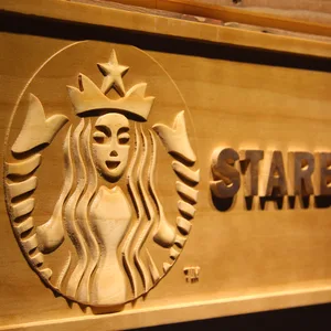 Starbucks Wood Sign